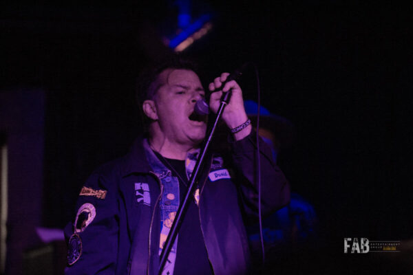 Junkyard band lead singer David Roach on stage at Bottom of the Hill in San Fransisco California.
